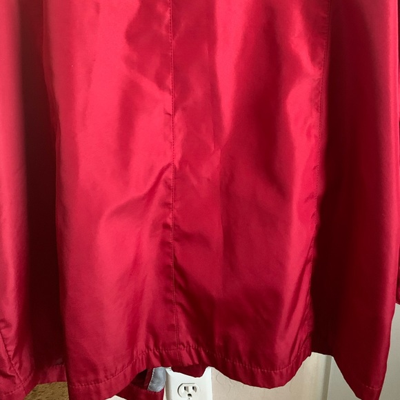 🎟️3x$10🎟️ EUC White Stag raincoat burgundy, black, and white. Size 1X - Picture 5 of 6